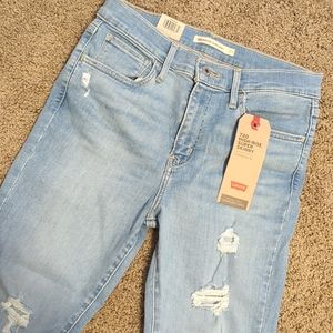Levi's 720 high rise super skinny 27x30 NWT